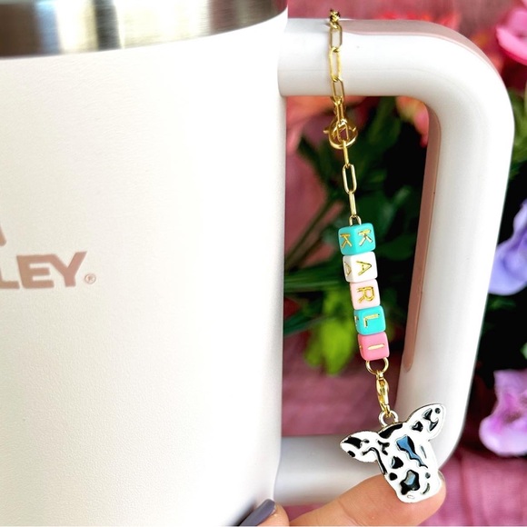 Cow Stanley Cup Accessories Stanley Cup Charm Cow Stanley Cup Cow Tumbler - Picture 4 of 8